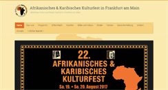 Desktop Screenshot of afro-karibik.de